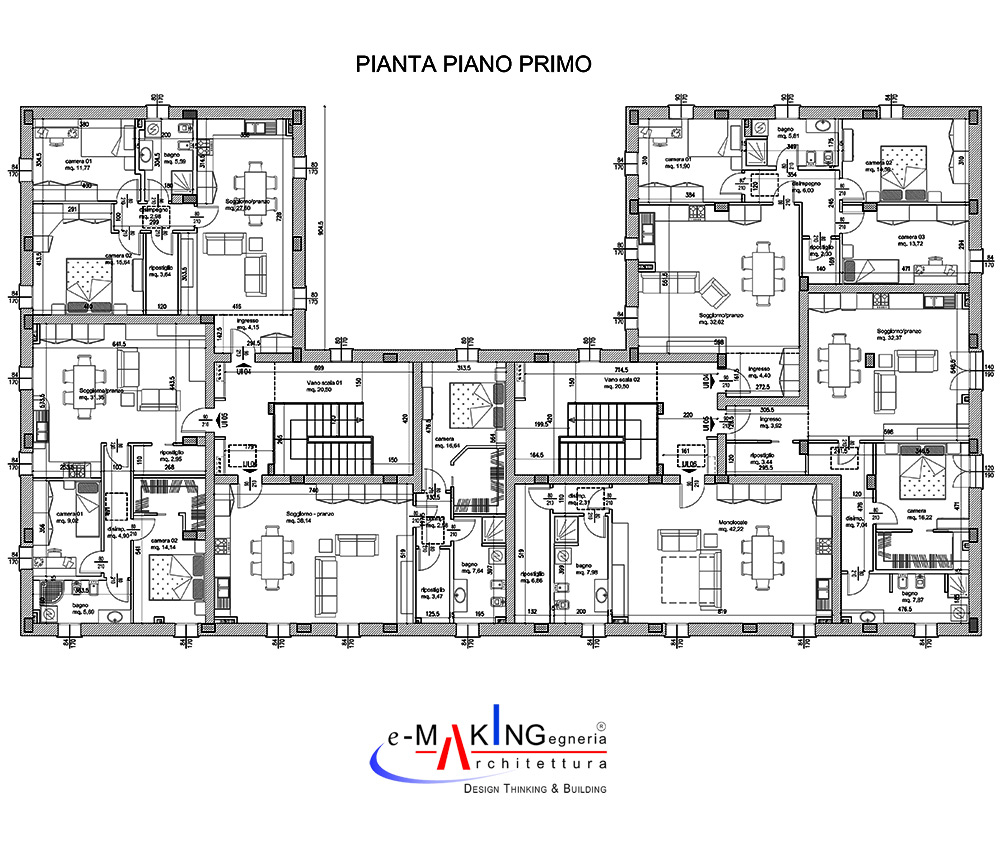 PROGETTAZIONE E DL | Comp. Ex Remondini: Restauro e risanamento conservativo Edif. B