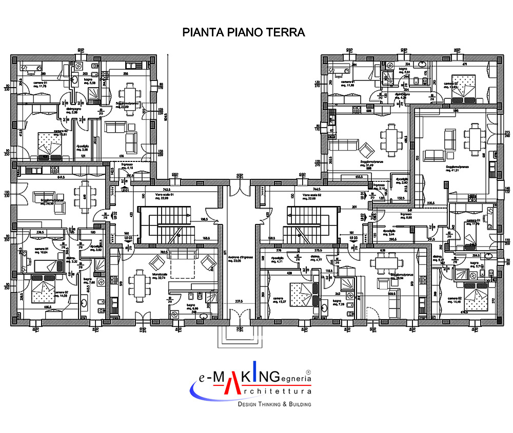 PROGETTAZIONE E DL | Comp. Ex Remondini: Restauro e risanamento conservativo Edif. B