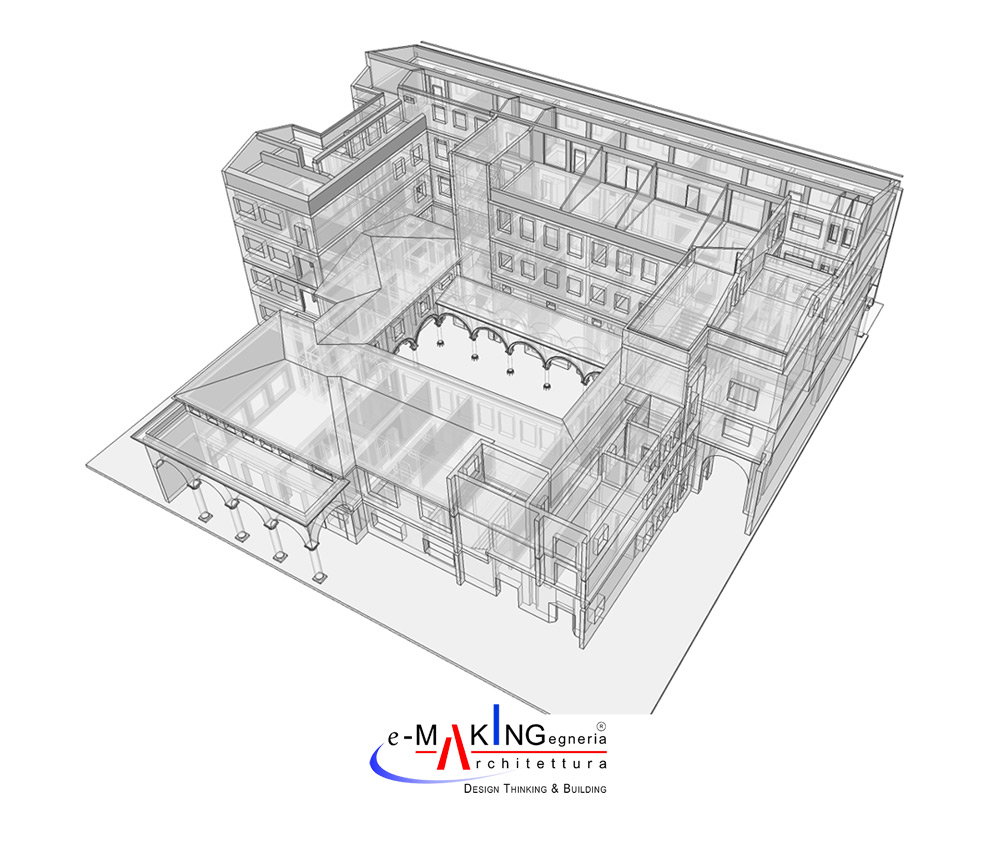 DESIGNS AND CONSTRUCTION MANAGING | Liceo “Laura Bassi”: Restoration with seismic retrofitting