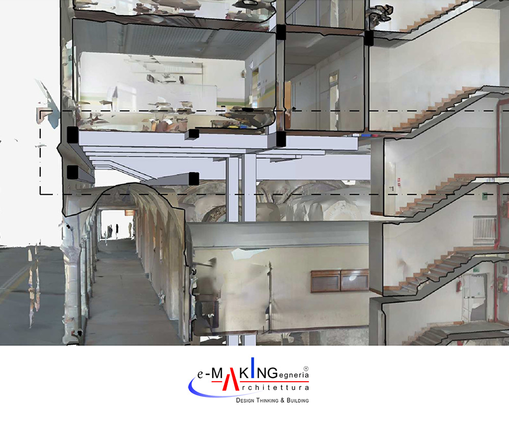 DESIGNS AND CONSTRUCTION MANAGING | Liceo “Laura Bassi”: Restoration with seismic retrofitting