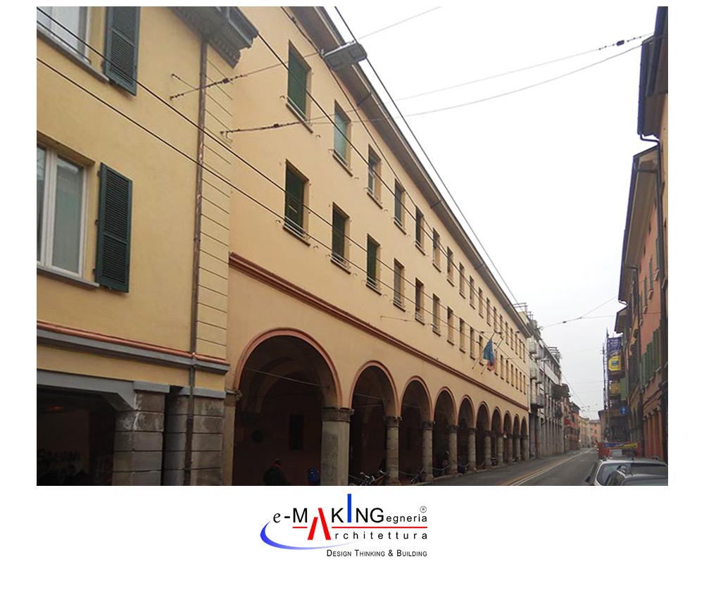 DESIGNS AND CONSTRUCTION MANAGING | Liceo “Laura Bassi”: Restoration with seismic retrofitting